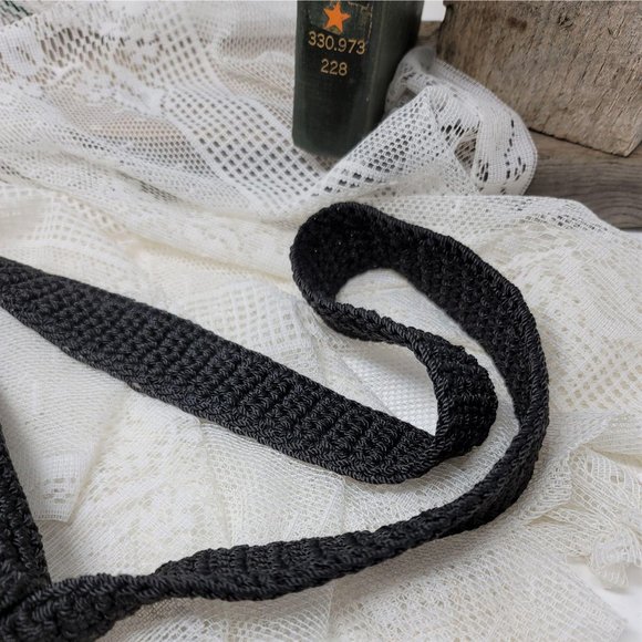 Black Knit The Sak Purse Shoulder Bag - Picture 6 of 9